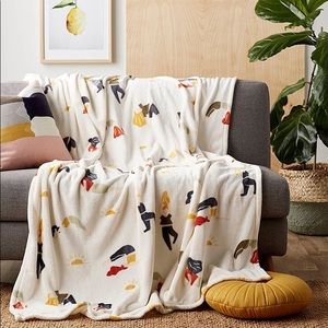 Simons Sun Salutations Throw Fleece Blanket